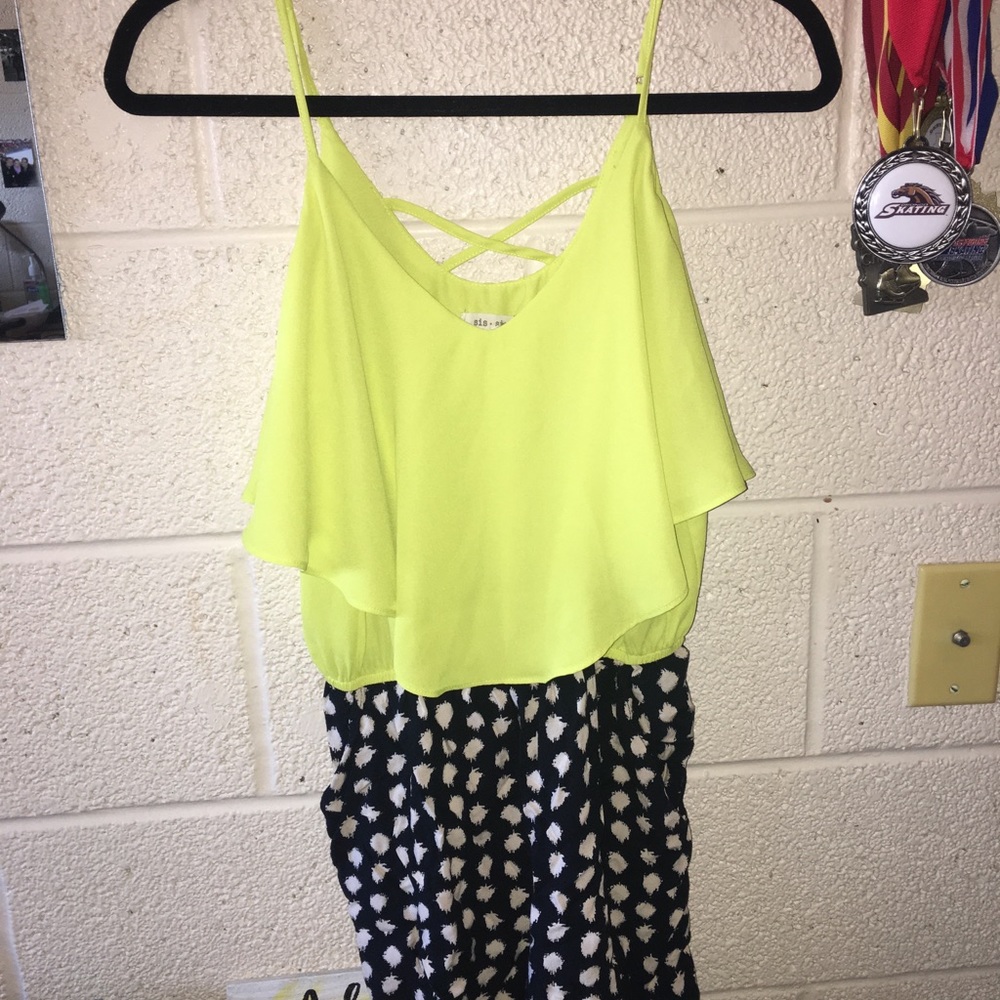 Color block romper - Picture 2 of 4
